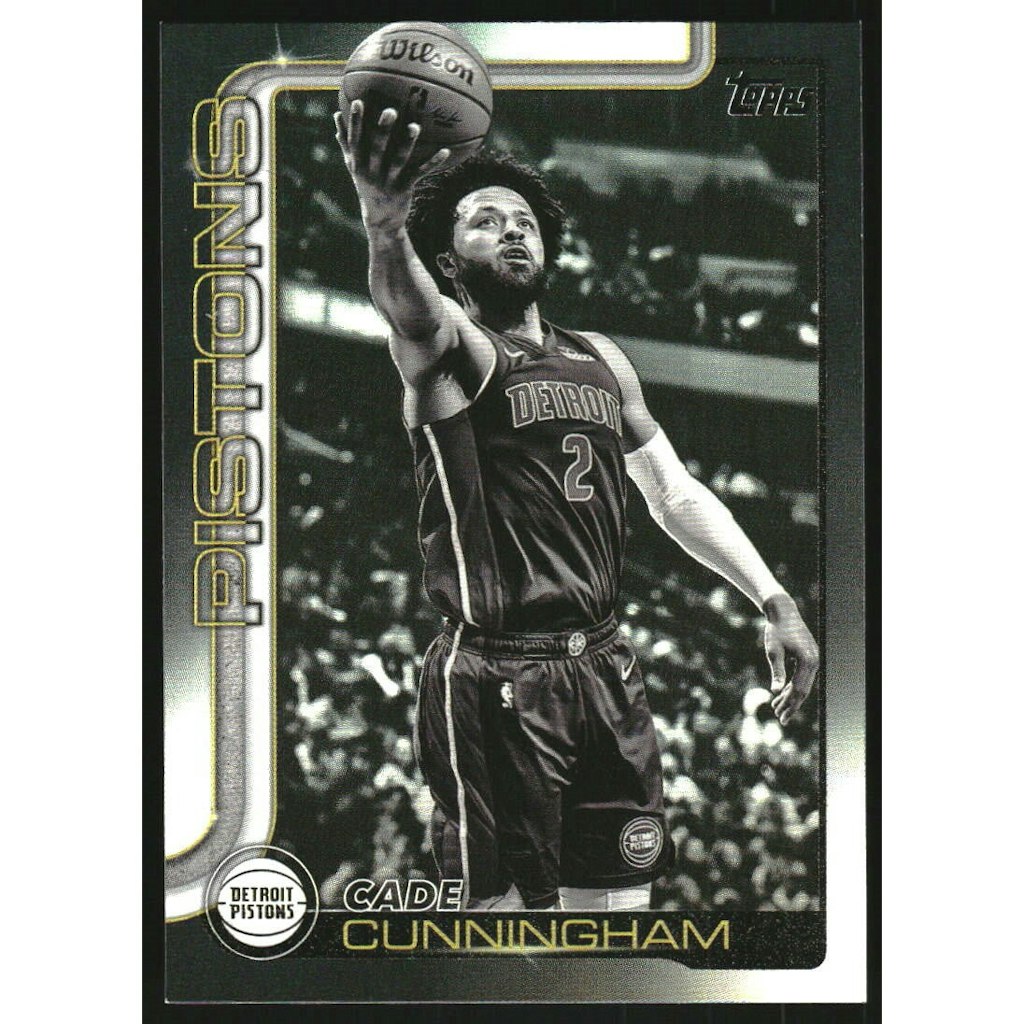 2025-26 Topps Blackout #40 Cade Cunningham Trading Card: $7.20