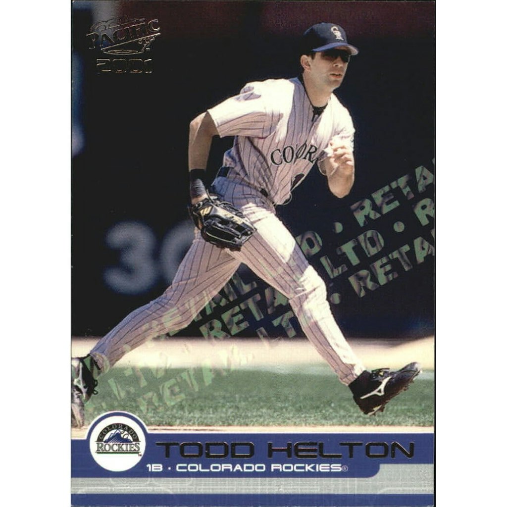 2001 Pacific Retail Todd Helton Trading Card #139: $7.20