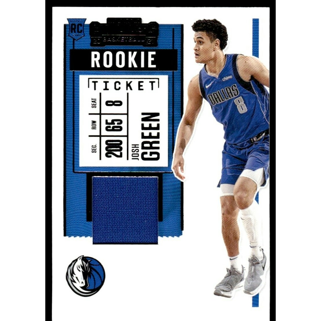 2020-21 Panini Contenders Josh Green Rookie Ticket Swatches Trading Card: $7.20 2020-21 Panini Contenders Josh Green Rookie Ticket Swatches Trading Card: $7.20