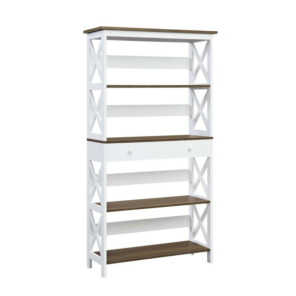 Breighton Home Xavier 60-Inch 5-Shelf Bookcase with Drawer: $134.99 Breighton Home Xavier 60-Inch 5-Shelf Bookcase with Drawer: $134.99