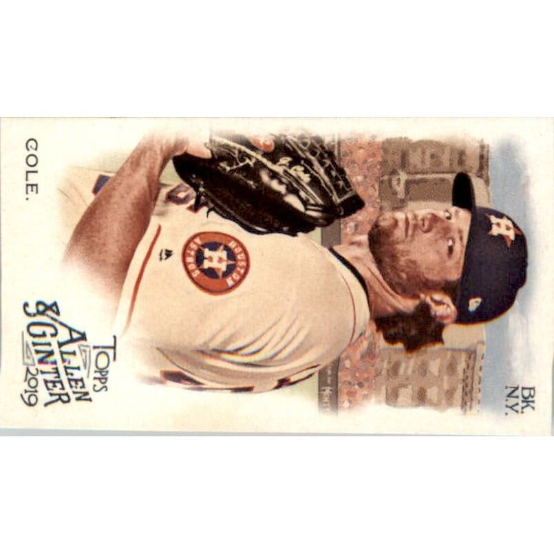 2019 Topps Allen and Ginter Gerrit Cole Mini Trading Card: $9 2019 Topps Allen and Ginter Gerrit Cole Mini Trading Card: $9