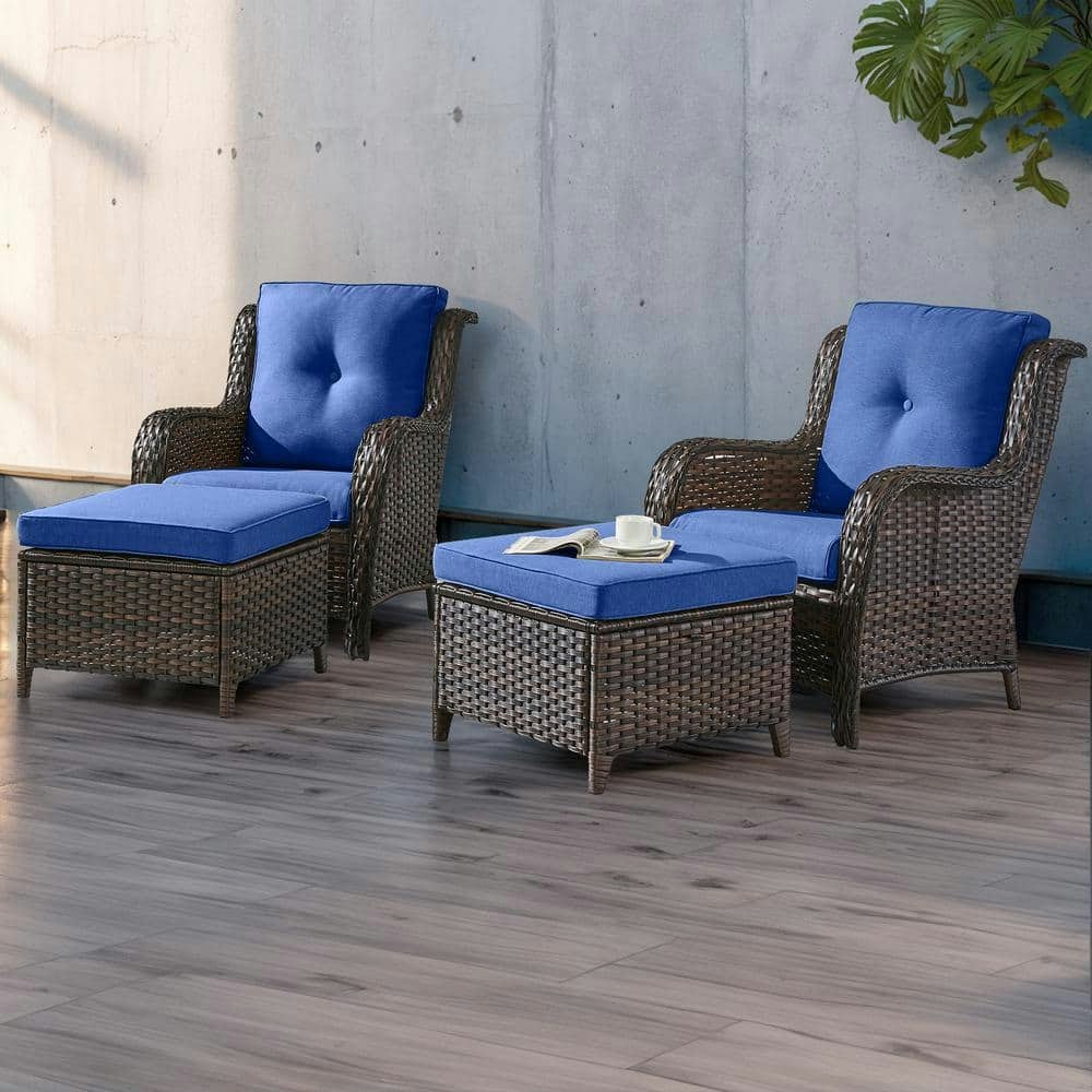 Arcline 4-Piece Wicker Patio Chat Set: $499.99 Arcline 4-Piece Wicker Patio Chat Set: $499.99