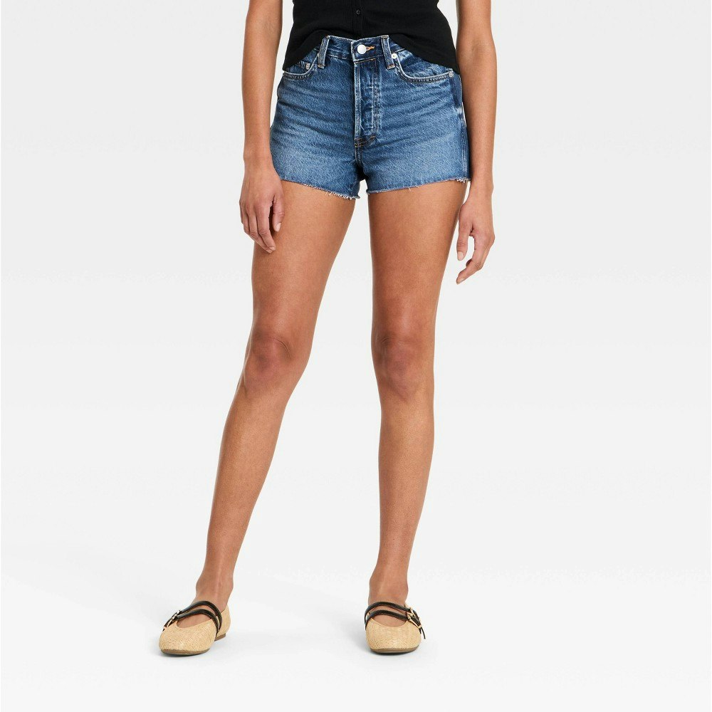 Universal Thread Women's High-Rise Cut-Off Jean Shorts: $28
