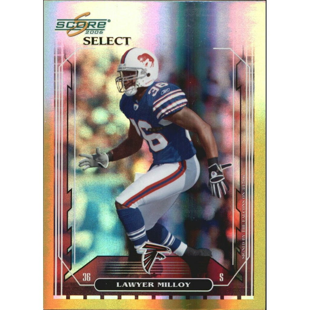 2006 Select Gold Lawyer Milloy Trading Card: $5.60 2006 Select Gold Lawyer Milloy Trading Card: $5.60