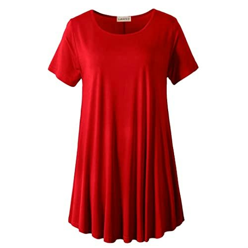 Larace Plus Size Women's Short Sleeve Tunic Shirt: $14.98 Larace Plus Size Women's Short Sleeve Tunic Shirt: $14.98