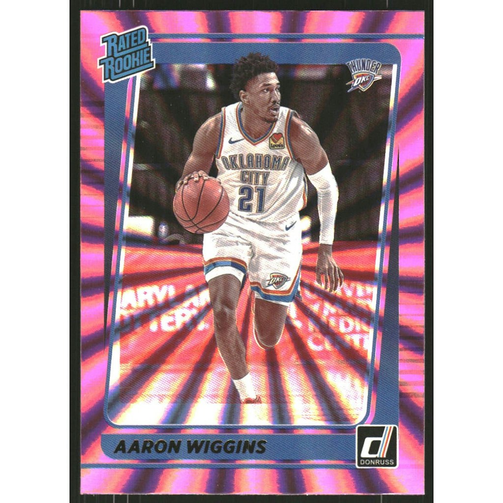 2021-22 Donruss Holo Pink Laser Aaron Wiggins Rookie Card: $5.40 2021-22 Donruss Holo Pink Laser Aaron Wiggins Rookie Card: $5.40