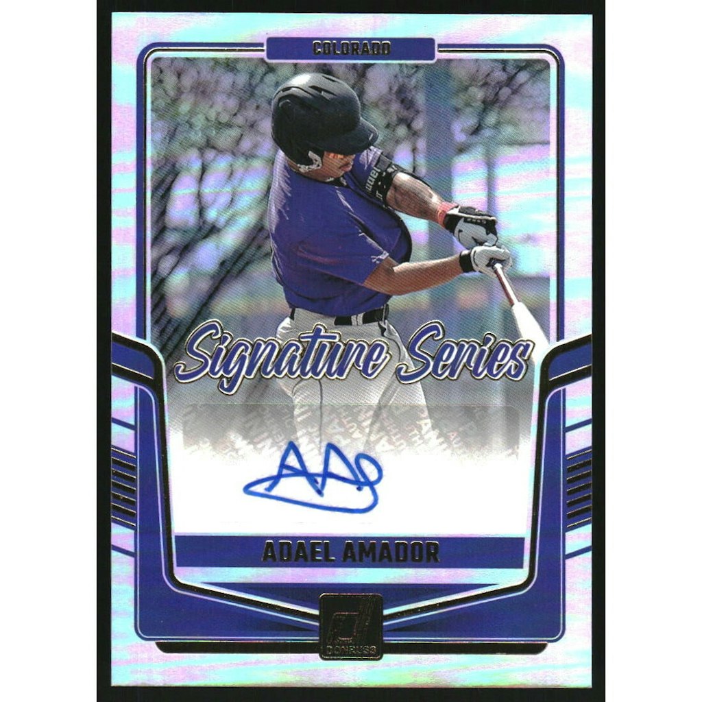 2024 Donruss Signature Series Adael Amador #33 Trading Card: $5.40 2024 Donruss Signature Series Adael Amador #33 Trading Card: $5.40