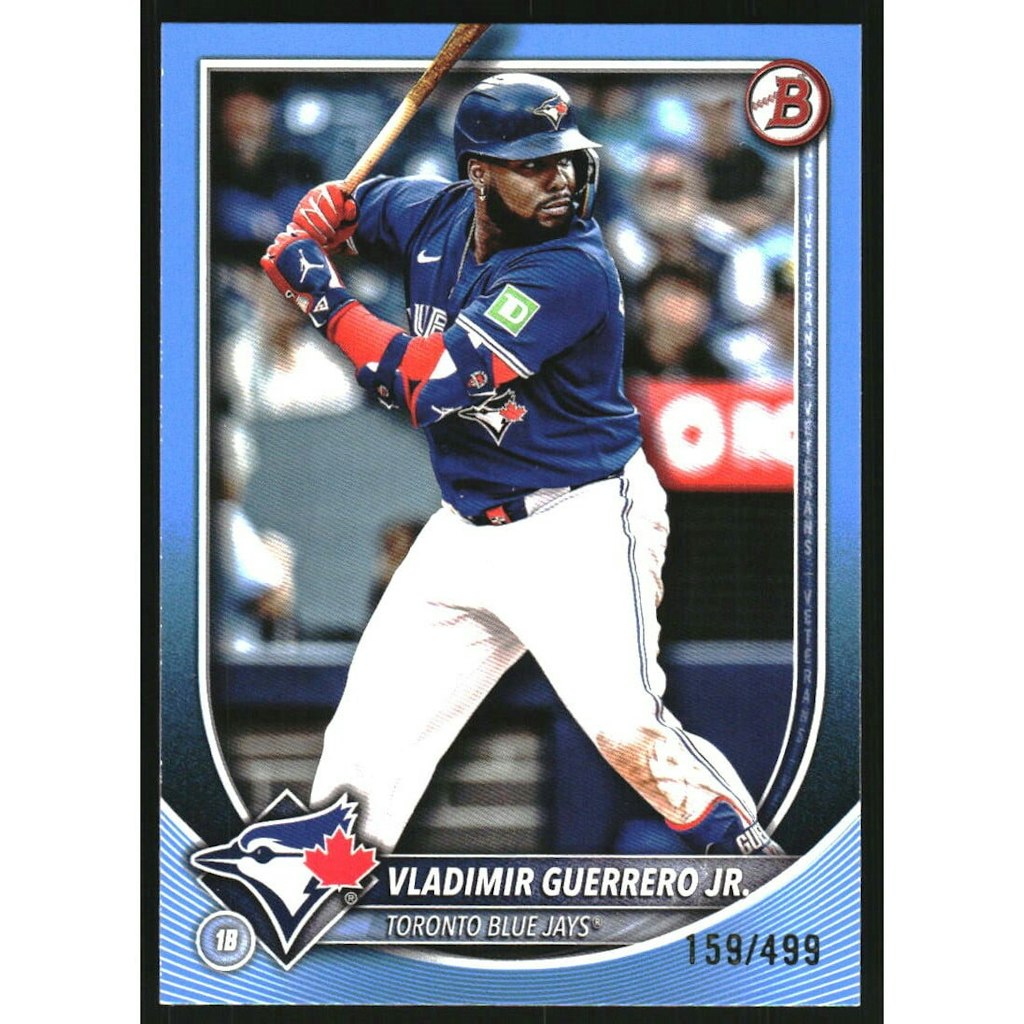 2025 Bowman Vladimir Guerrero Jr. Sky Blue Card: $5 2025 Bowman Vladimir Guerrero Jr. Sky Blue Card: $5