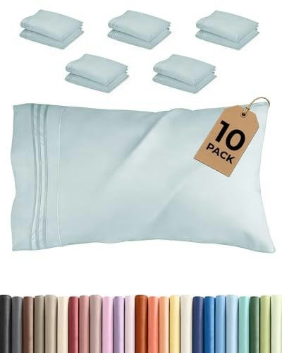 King Standard Pillow Cases 10-Pack: $30.59 King Standard Pillow Cases 10-Pack: $30.59