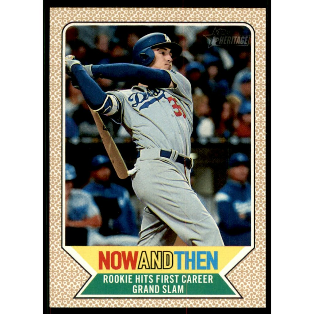 2017 Topps Heritage Now and Then Cody Bellinger Trading Card: $5.40 2017 Topps Heritage Now and Then Cody Bellinger Trading Card: $5.40