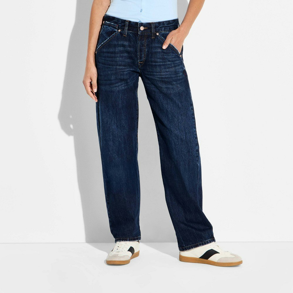 Wild Fable Women's Low-Rise Twisted Seam Jeans: $35 Wild Fable Women's Low-Rise Twisted Seam Jeans: $35