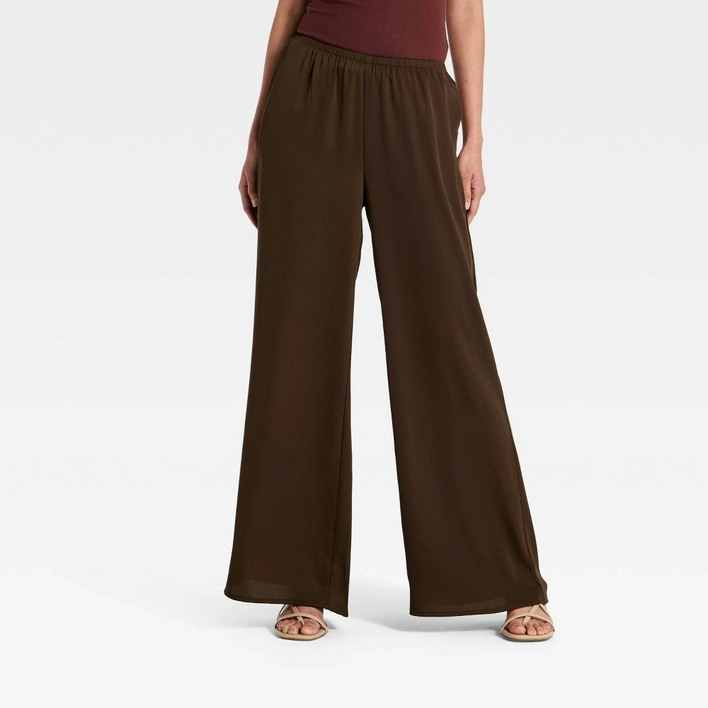 A New Day Women's Wide Leg Pull-On Pants: $30 A New Day Women's Wide Leg Pull-On Pants: $30