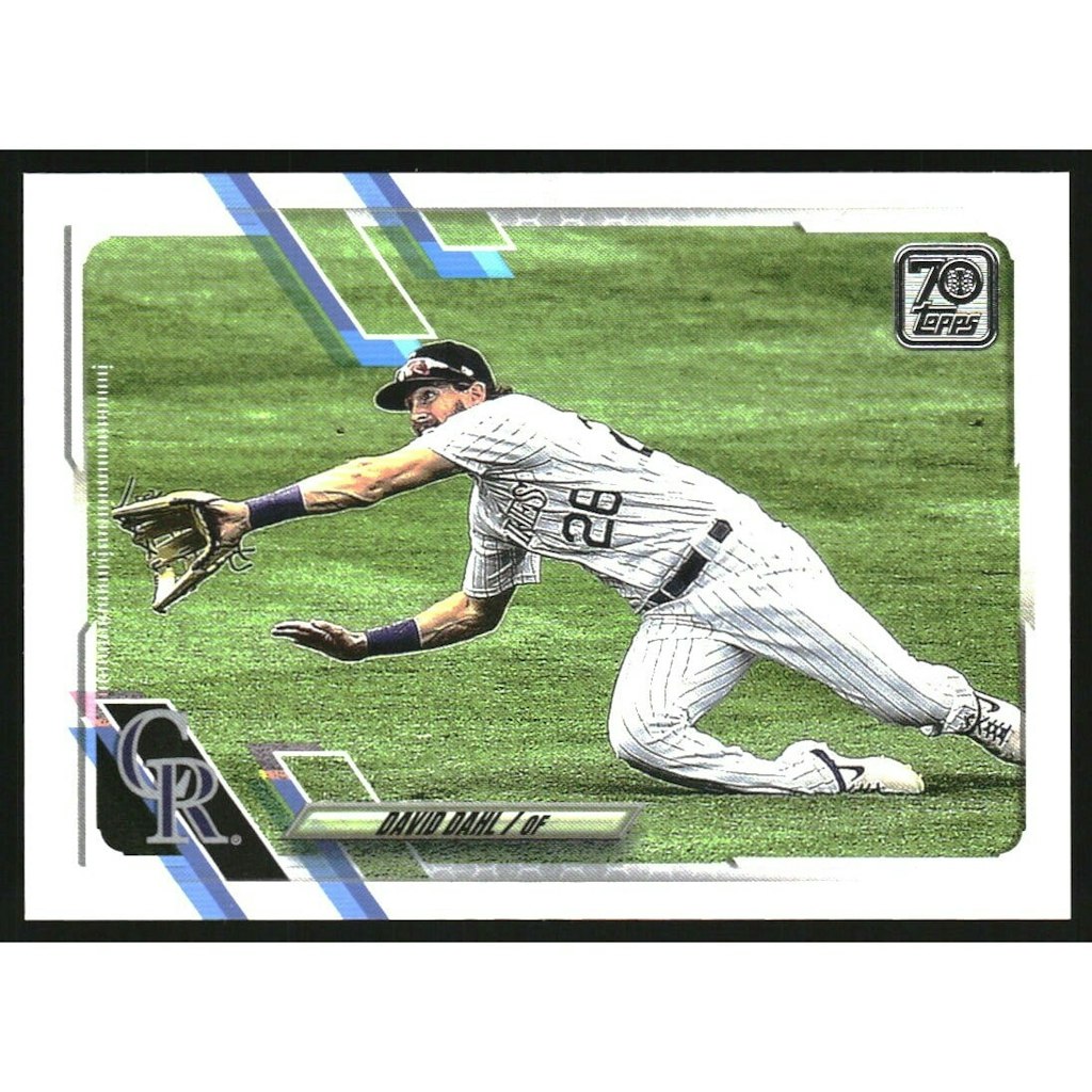 2021 Topps Advanced Stats David Dahl #107: $5.40 2021 Topps Advanced Stats David Dahl #107: $5.40