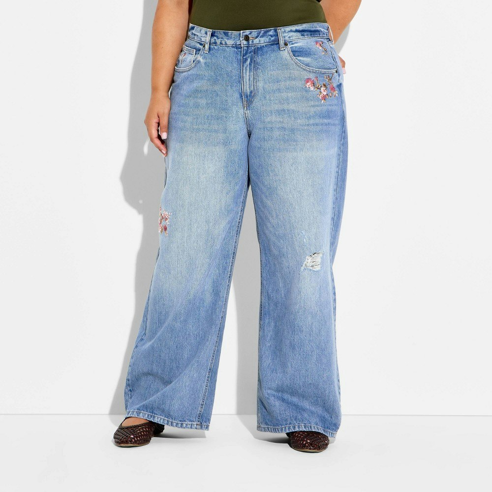 Wild Fable Women's Ultra Low-Rise Baggy Jeans: $32 Wild Fable Women's Ultra Low-Rise Baggy Jeans: $32