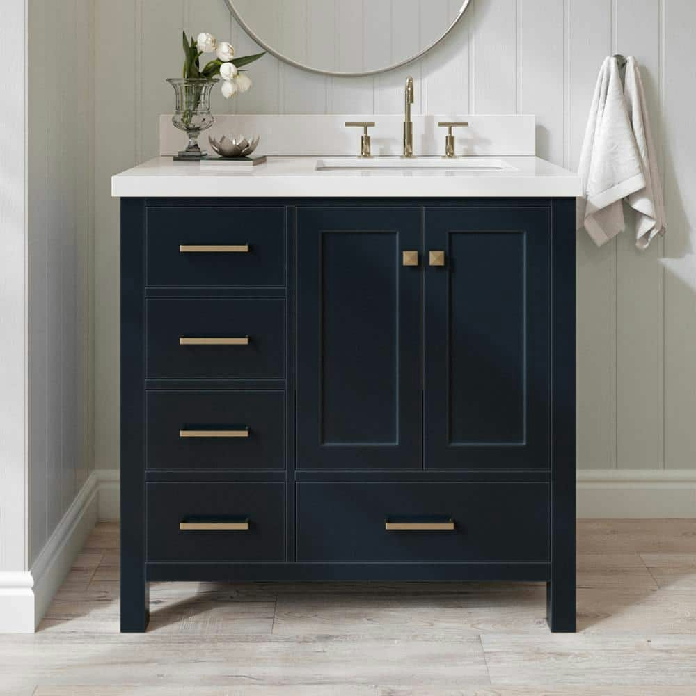 Cambridge 36-Inch Single Sink Freestanding Bathroom Vanity: $1,124 Cambridge 36-Inch Single Sink Freestanding Bathroom Vanity: $1,124