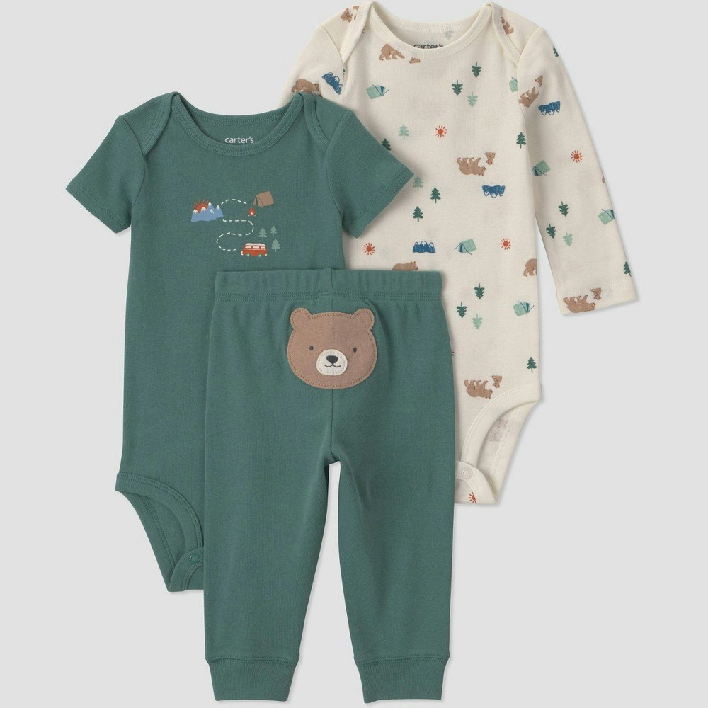 Carter's Just One You Baby Boys' Bear Printed 3-Piece Bodysuit and Pants Set 3M: $12 Carter's Just One You Baby Boys' Bear Printed 3-Piece Bodysuit and Pants Set 3M: $12