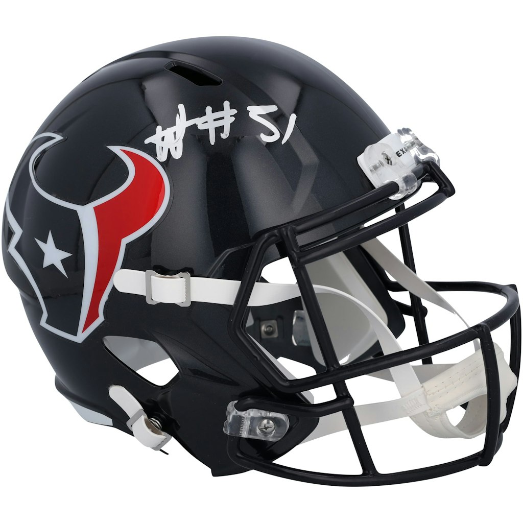 Will Anderson Jr. Houston Texans Autographed Riddell 2024 Speed Replica Helmet: $379.99