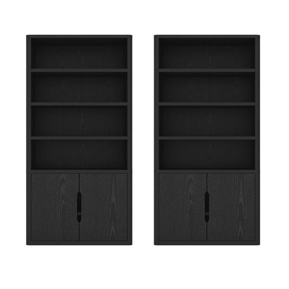 Manhattan Comfort 40-inch Rivington Bookcase Cabinet 2-Pack: $912.99 Manhattan Comfort 40-inch Rivington Bookcase Cabinet 2-Pack: $912.99