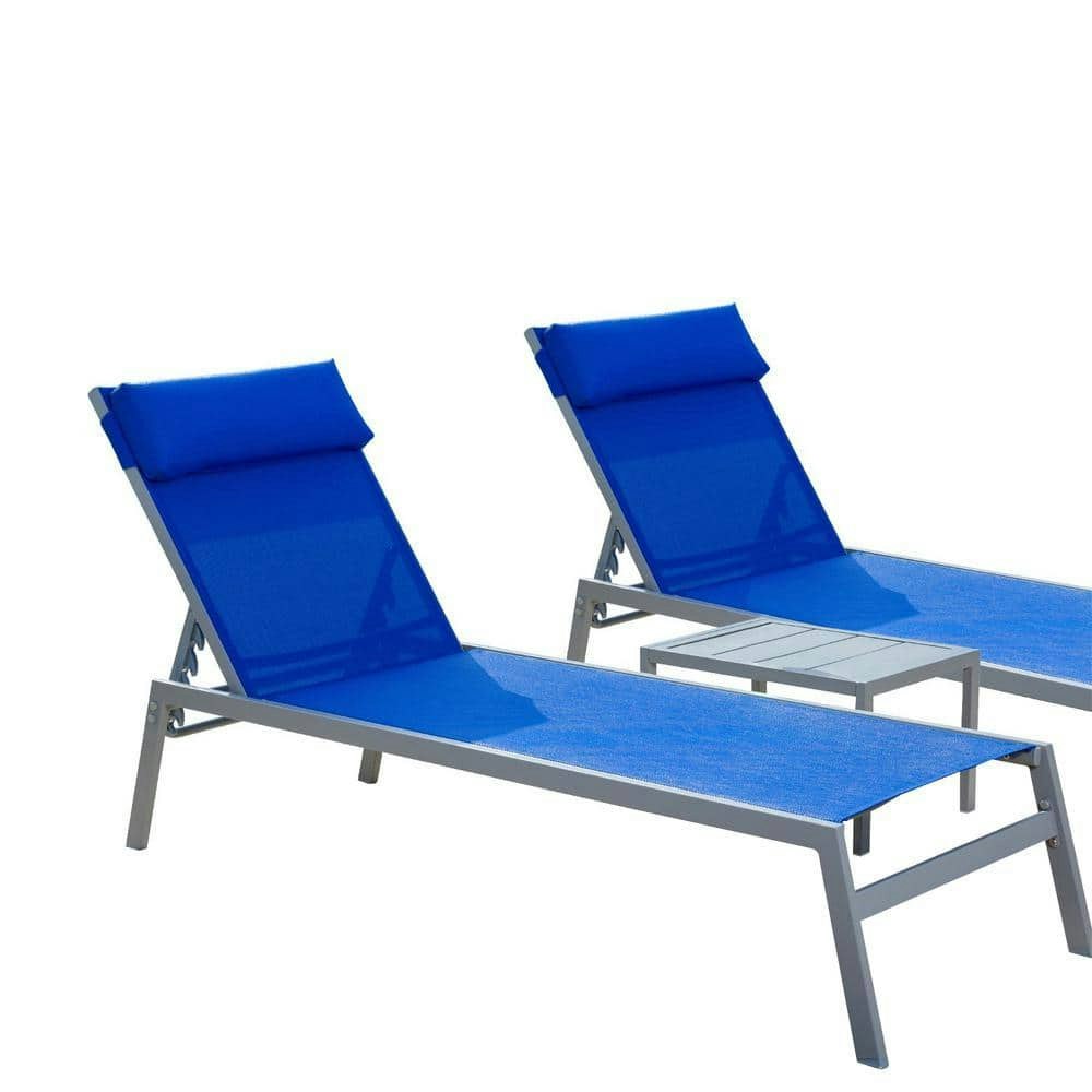 3-Piece Steel Outdoor Patio Chaise Lounge Set: $222.80 3-Piece Steel Outdoor Patio Chaise Lounge Set: $222.80
