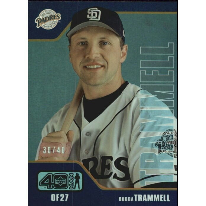 2002 Upper Deck 40-Man Electric Rainbow Bubba Trammell #856: $8