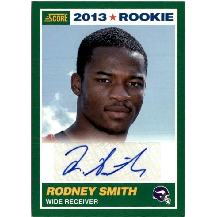 2013 Score Rodney Smith Rookie Signature Card: $8.40