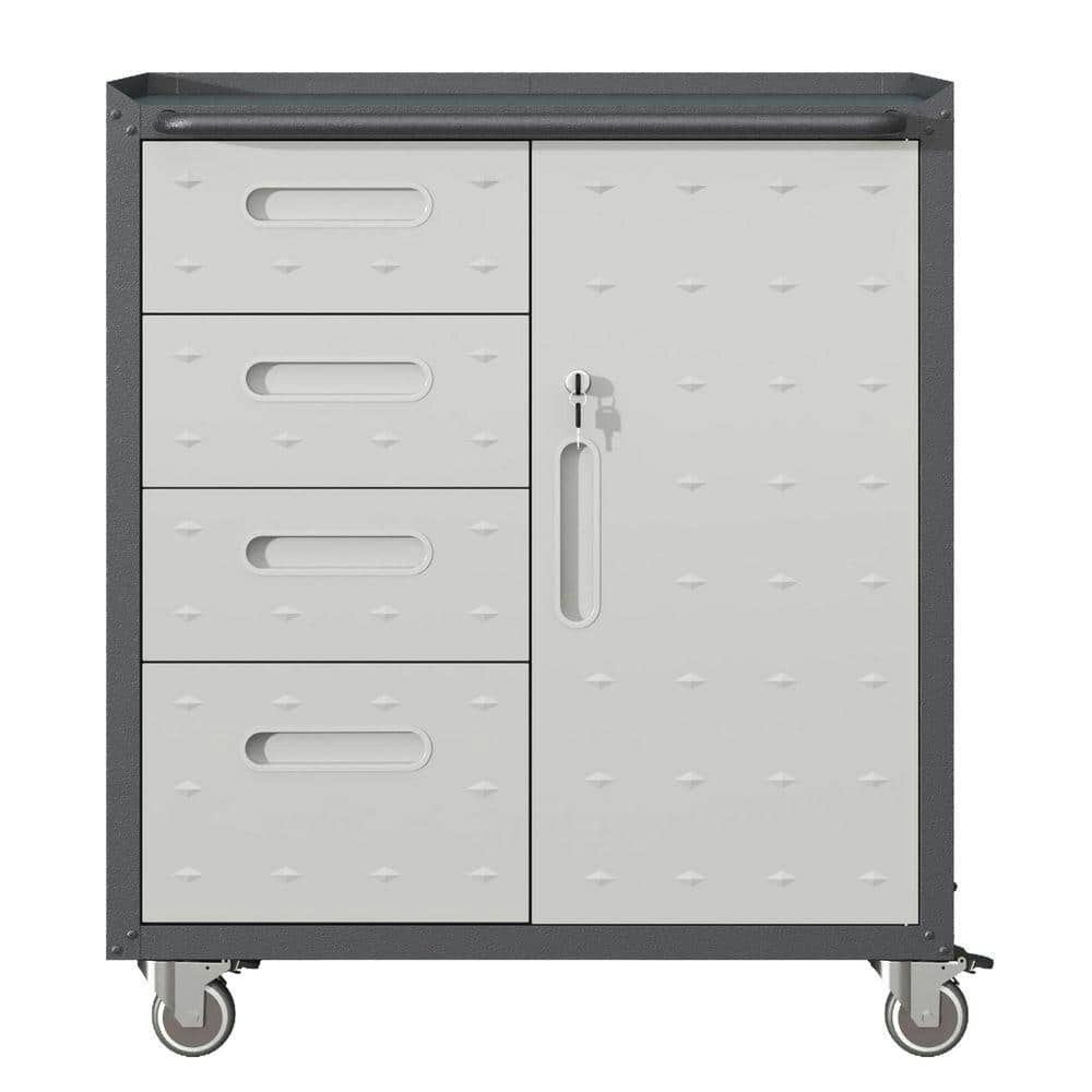 16.5-inch 1-Door 4-Drawer Rolling Steel Tool Cabinet: $248.97 16.5-inch 1-Door 4-Drawer Rolling Steel Tool Cabinet: $248.97