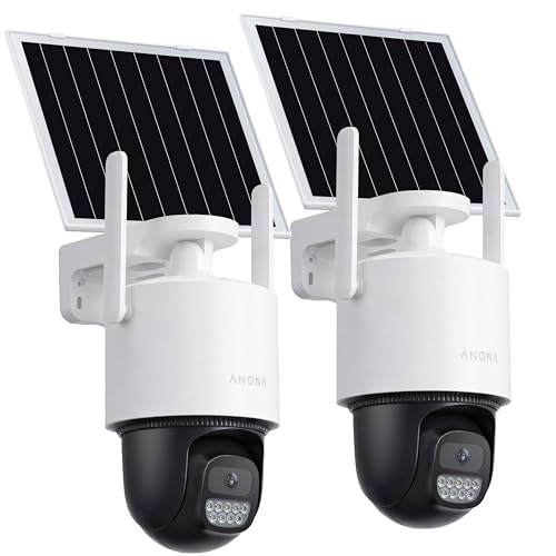 Anona 2.5K 4MP Solar-Powered Wireless PTZ Security Camera 2-Pack: $149.99 Anona 2.5K 4MP Solar-Powered Wireless PTZ Security Camera 2-Pack: $149.99