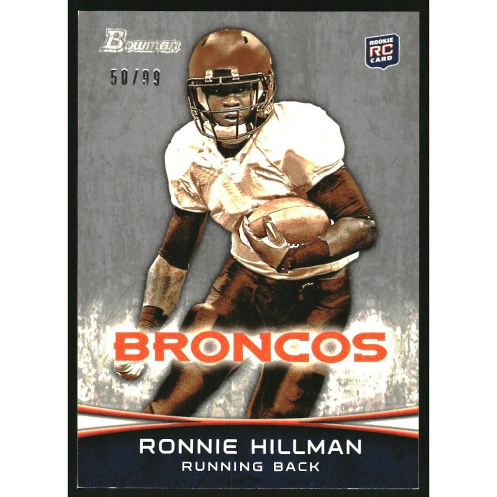 2012 Bowman Silver #112 Ronnie Hillman Baseball Card: $5.40 2012 Bowman Silver #112 Ronnie Hillman Baseball Card: $5.40