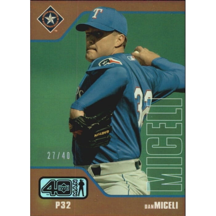 2002 Upper Deck Dan Miceli 40-Man Electric Rainbow Card #254: $6 2002 Upper Deck Dan Miceli 40-Man Electric Rainbow Card #254: $6
