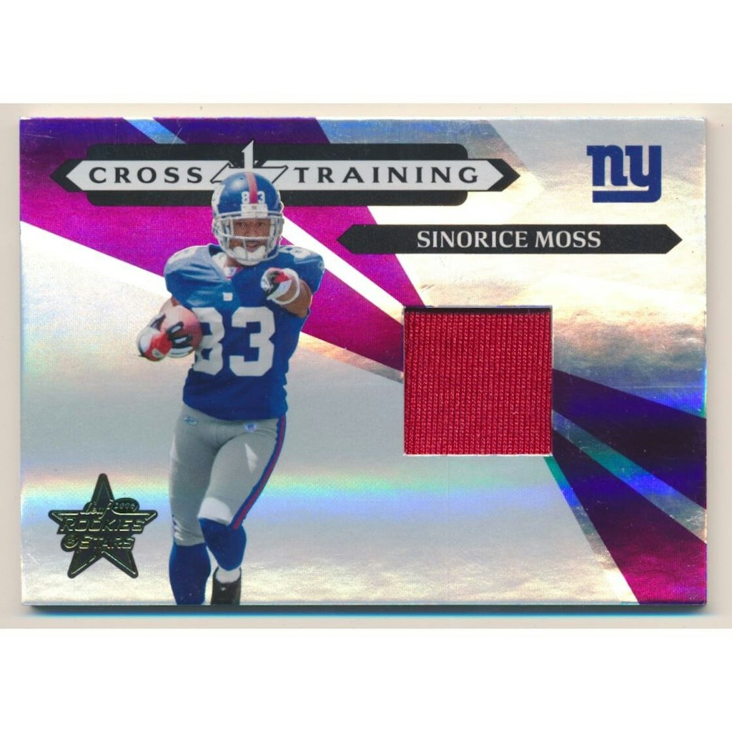 2006 Leaf Rookies and Stars Sinorice Moss Prime Patch Card: $7 2006 Leaf Rookies and Stars Sinorice Moss Prime Patch Card: $7