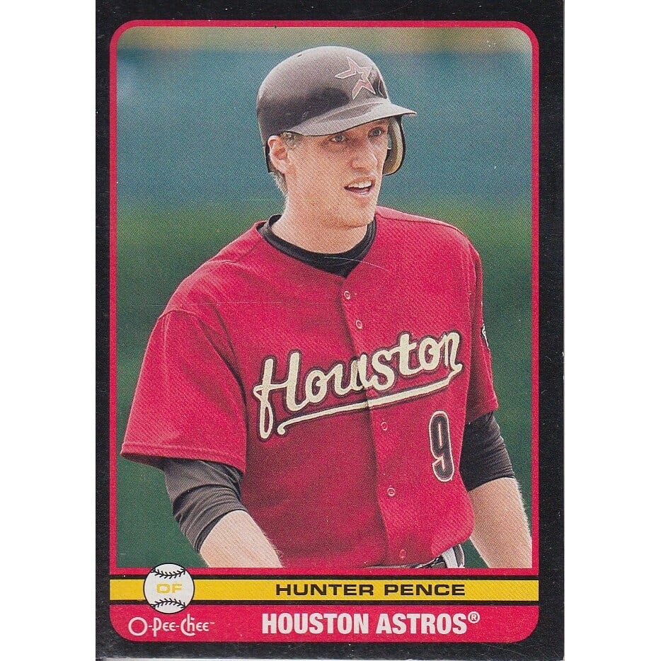 2009 O-Pee-Chee Black Mini Hunter Pence Card #484: $5.40 2009 O-Pee-Chee Black Mini Hunter Pence Card #484: $5.40