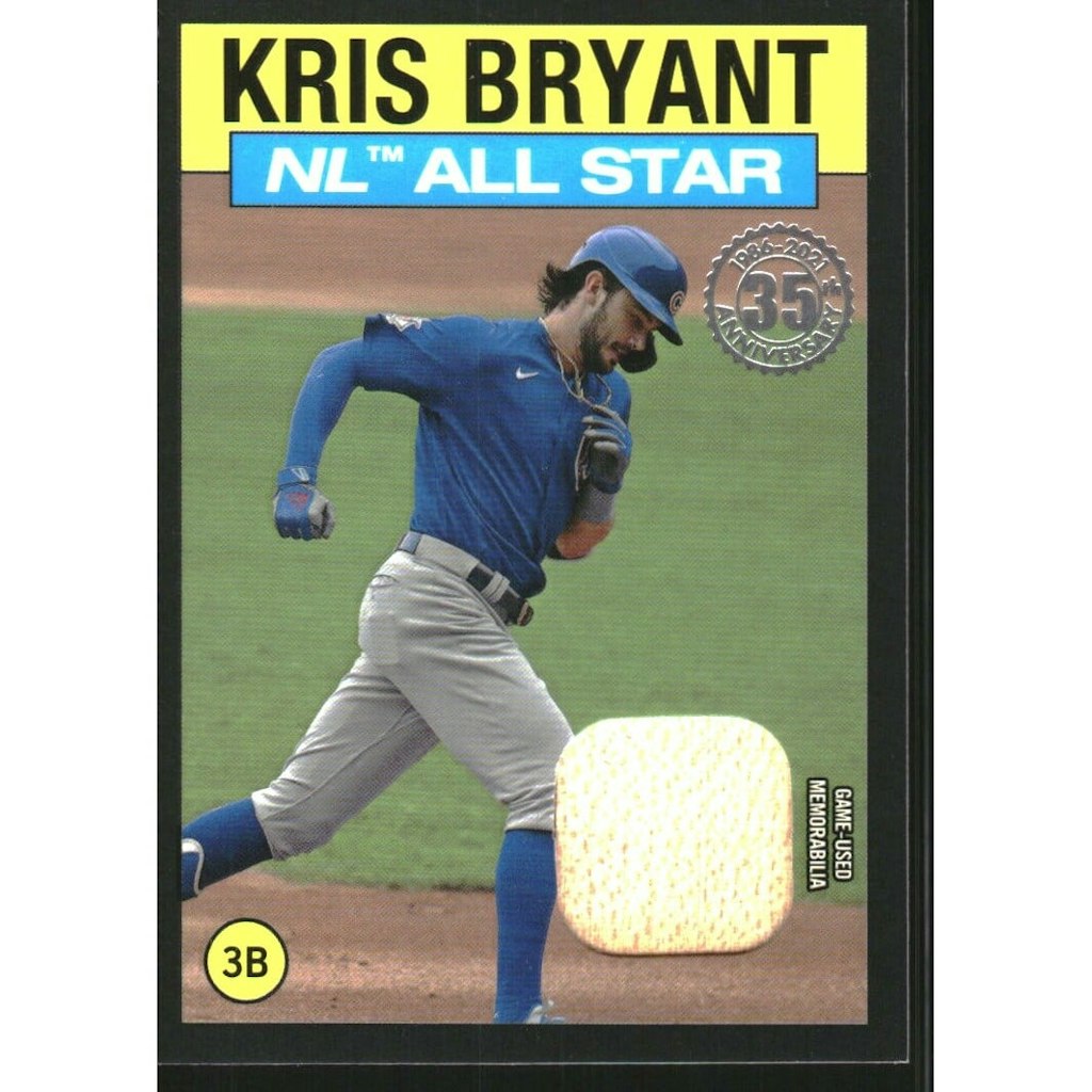 2021 Topps '86 Topps All Star Relics Kris Bryant Card: $7.20 2021 Topps '86 Topps All Star Relics Kris Bryant Card: $7.20
