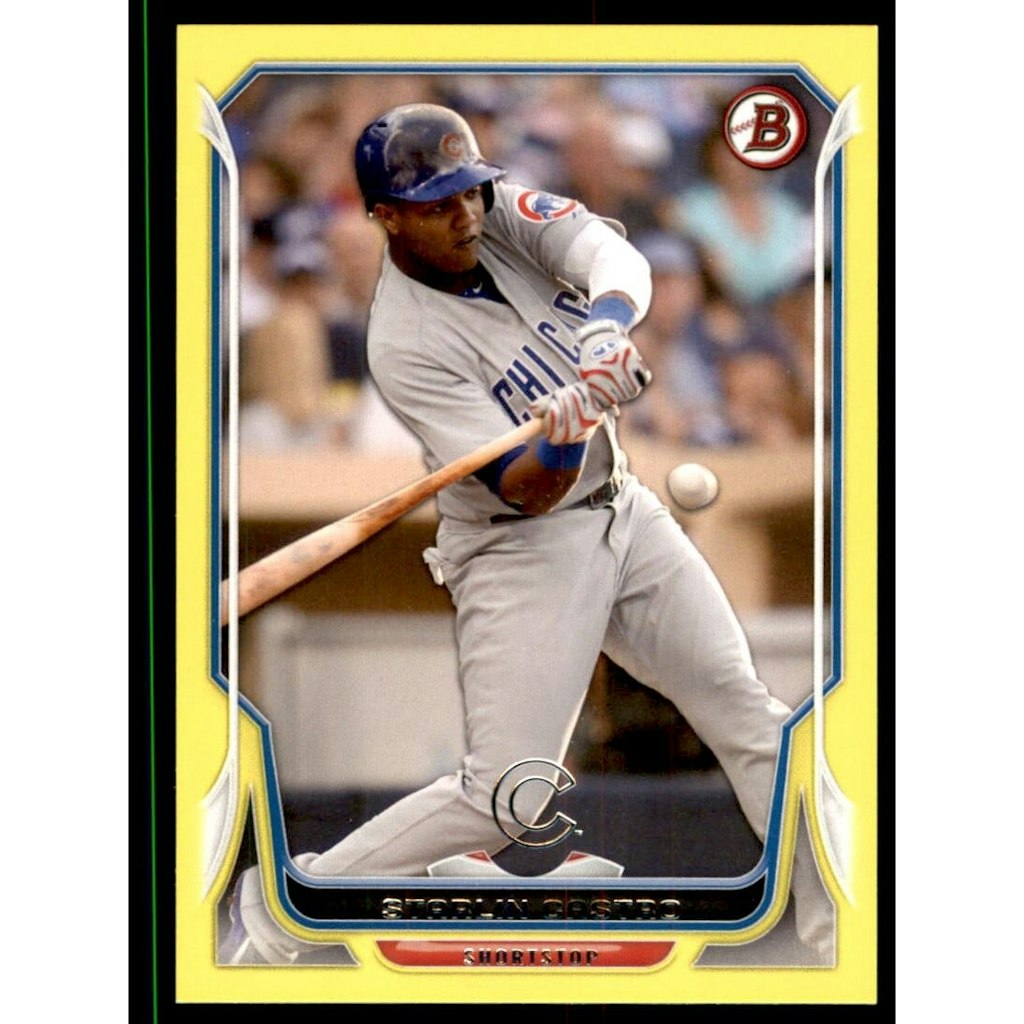 2014 Bowman Yellow Starlin Castro Trading Card: $5.40 2014 Bowman Yellow Starlin Castro Trading Card: $5.40