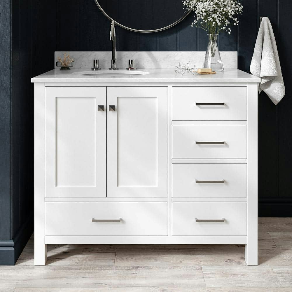 Cambridge 42-Inch Single Sink Freestanding Bathroom Vanity: $1,284 Cambridge 42-Inch Single Sink Freestanding Bathroom Vanity: $1,284