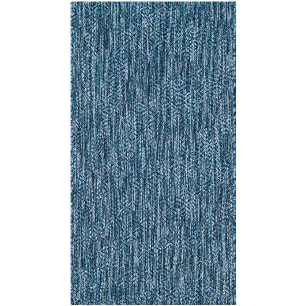 2' x 4' Courtyard Navy Indoor/Outdoor Area Rug: $19.22