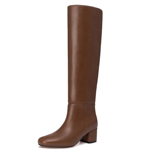 Athlefit Women's Knee High Low Heel Boots: $41.99 Athlefit Women's Knee High Low Heel Boots: $41.99