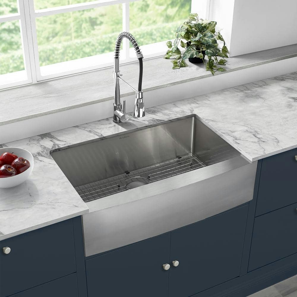Rivage 33x21-Inch Stainless Steel Farmhouse Kitchen Sink: $293.42 Rivage 33x21-Inch Stainless Steel Farmhouse Kitchen Sink: $293.42