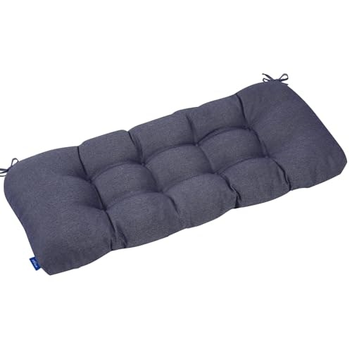 Infblue 44" x 19" Tufted Outdoor Loveseat Bench Cushion: $22.09