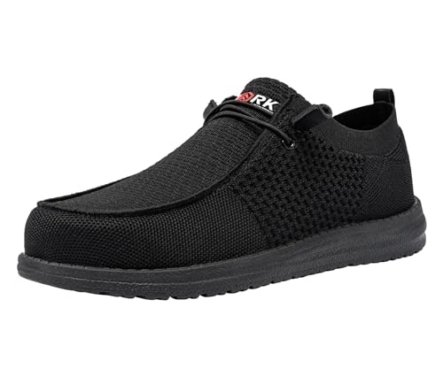 Larnmern Men's Steel Toe Slip-On Work Sneakers: $39.01 Larnmern Men's Steel Toe Slip-On Work Sneakers: $39.01