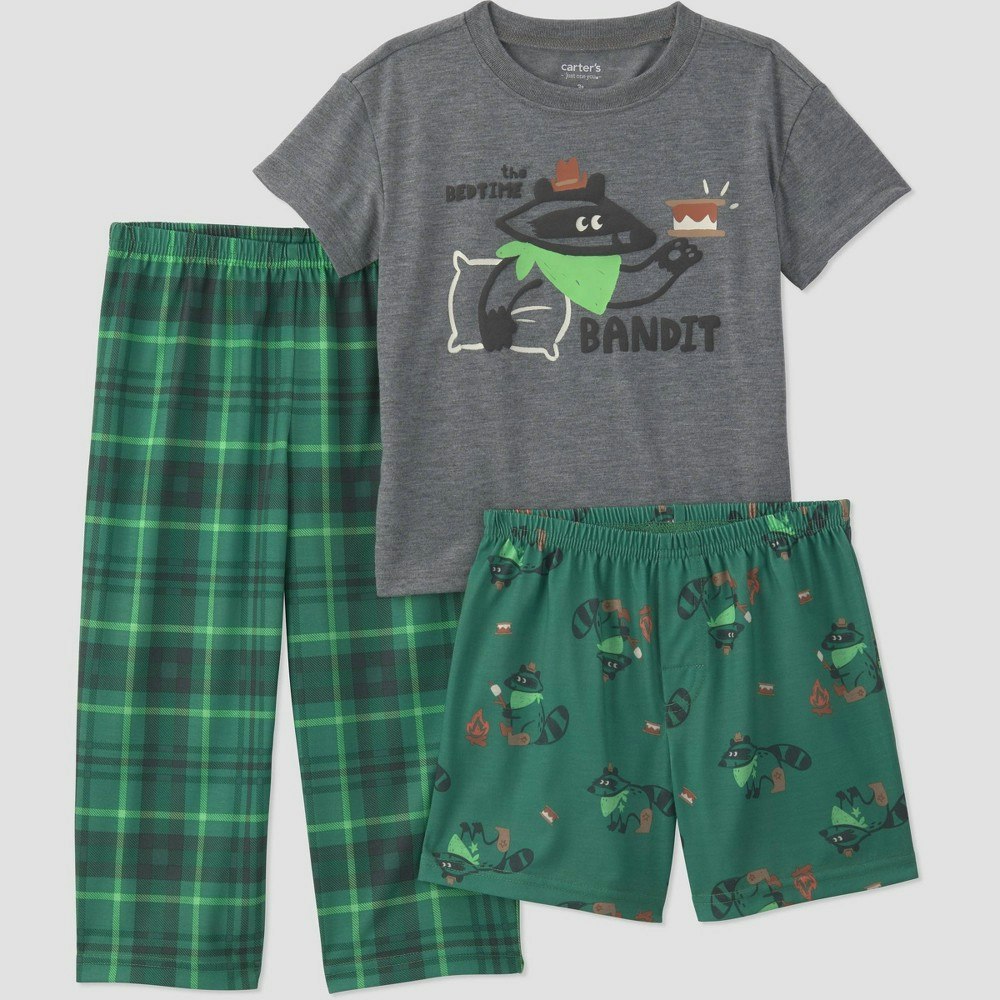 Carter's Just One You Toddler Boys' 3-Piece Raccoon Pajama Set 4T: $15 Carter's Just One You Toddler Boys' 3-Piece Raccoon Pajama Set 4T: $15