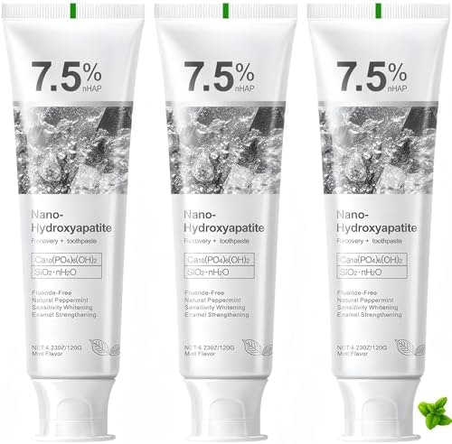 7.5% Hydroxyapatite Toothpaste 3-Pack: $22.31 7.5% Hydroxyapatite Toothpaste 3-Pack: $22.31