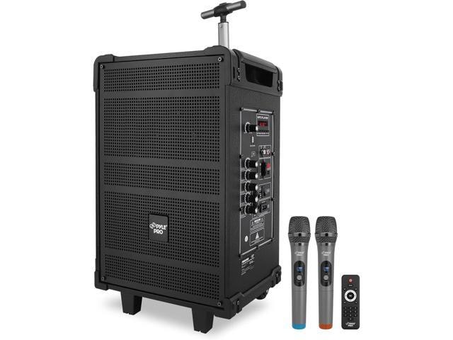 Pyle PWMA1099A 600W 10-Inch Portable Bluetooth PA Speaker System w/ Microphones: $204.99 Pyle PWMA1099A 600W 10-Inch Portable Bluetooth PA Speaker System w/ Microphones: $204.99