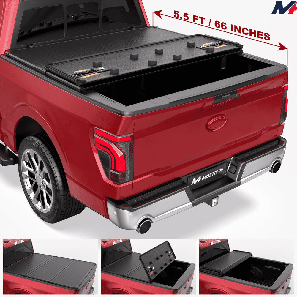 Mostplus 5.5-Foot Hard Tri-Fold Tonneau Cover for Ford F-150: $356.24 Mostplus 5.5-Foot Hard Tri-Fold Tonneau Cover for Ford F-150: $356.24