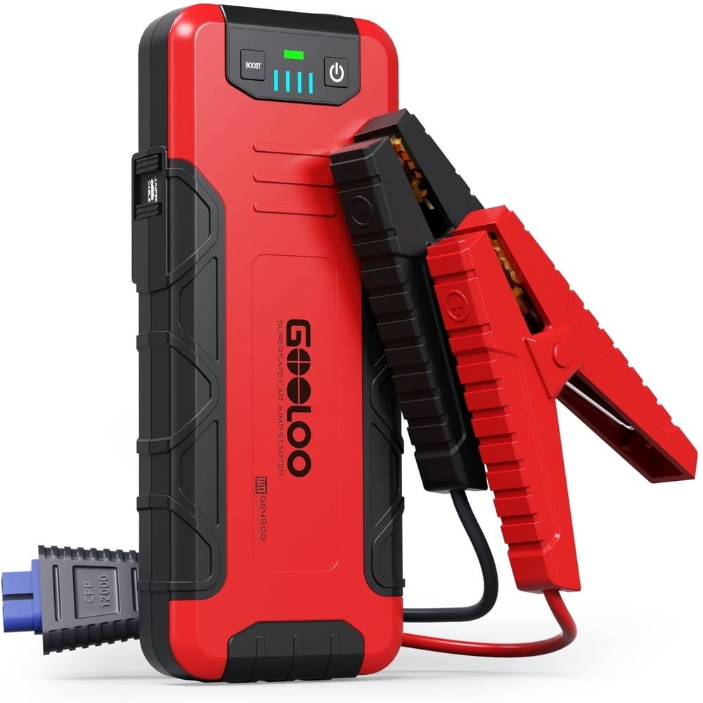 Gooloo GE4500 4,500A Car Battery Jump Starter: $59.99 Gooloo GE4500 4,500A Car Battery Jump Starter: $59.99