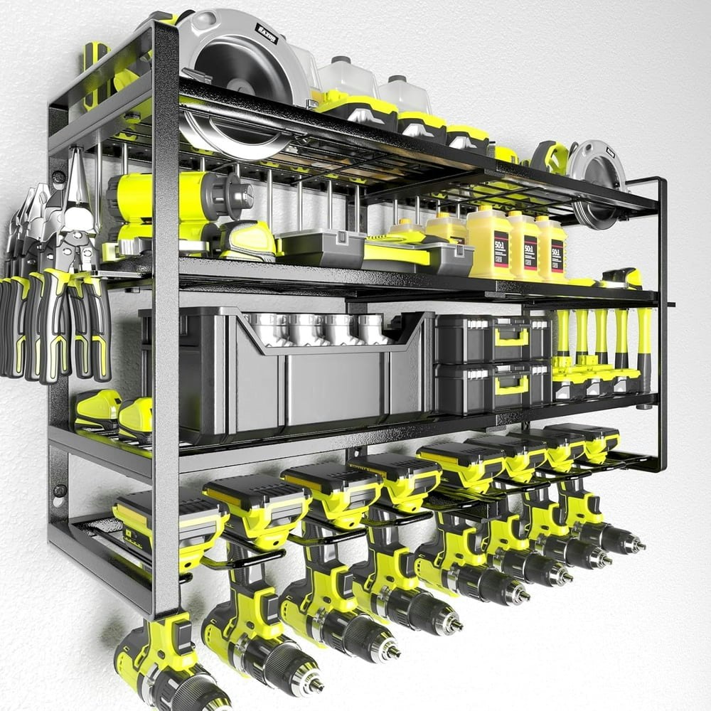 Baokaler 8-Drill Metal Tool Organizer and Storage Rack: $39.99 Baokaler 8-Drill Metal Tool Organizer and Storage Rack: $39.99