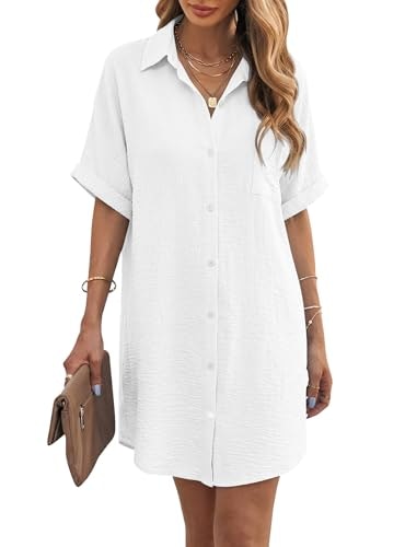 Angerella Women's Button-Down Swimsuit Cover-Up Shirt: $19.75 Angerella Women's Button-Down Swimsuit Cover-Up Shirt: $19.75