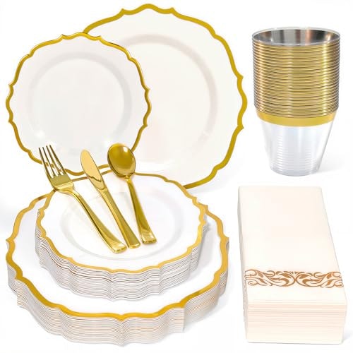 Glowserve 175-Piece Disposable Plastic Dinnerware Set: $25.48 Glowserve 175-Piece Disposable Plastic Dinnerware Set: $25.48