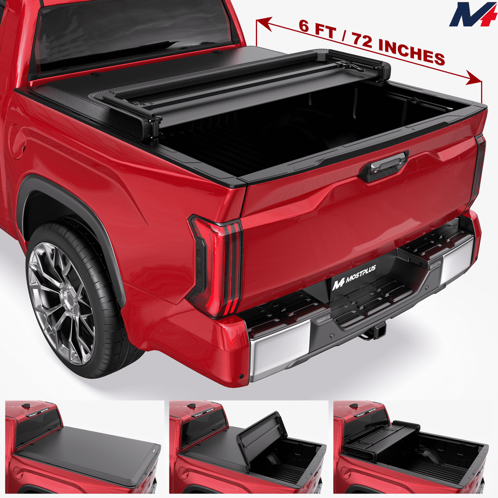 Mostplus 6-Foot Tri-Fold Soft Truck Bed Tonneau Cover for Toyota Tacoma: $140.79 Mostplus 6-Foot Tri-Fold Soft Truck Bed Tonneau Cover for Toyota Tacoma: $140.79