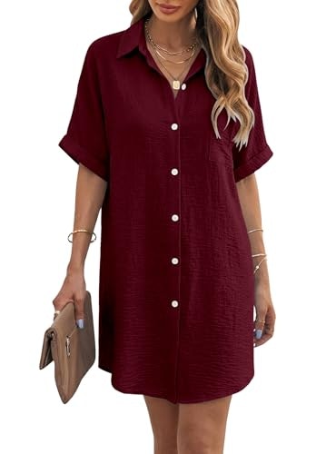 Angerella Women's Button-Down Beach Cover-Up Shirt: $24.72 Angerella Women's Button-Down Beach Cover-Up Shirt: $24.72