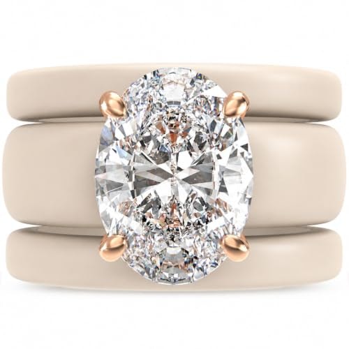 Rinfit Oval Cut CZ Silicone Ring: $47.59 Rinfit Oval Cut CZ Silicone Ring: $47.59